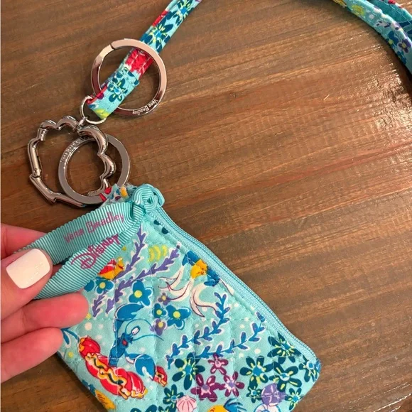 Vera Bradley The Little Mermaid Lanyard with ID Holder - Picture 3 of 3
